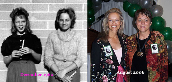 Tanya & Donna Then & Now